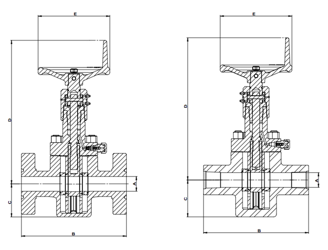 平板阀门KVC180-35参数