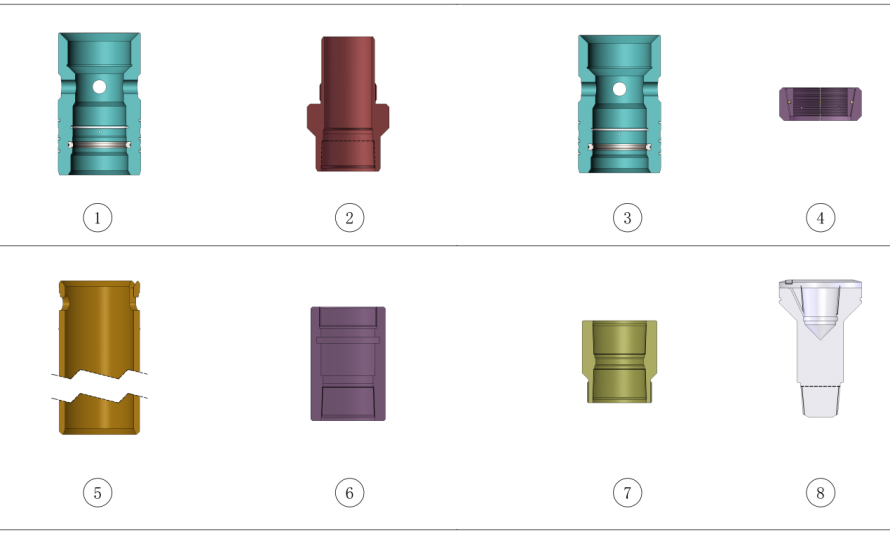 复合采油树设备组件